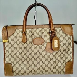 Vintage Gucci weekender bag